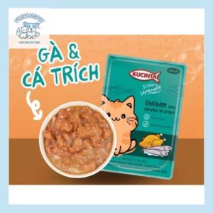 Pate cho mèo Kucinta Gói 80g - 4 Hương Vị Thơm Ngon