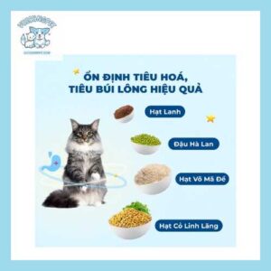 Thức Ăn Hạt Cho Mèo Mr.Vet Túi Nguyên 300g & 1kg - Hạt Mr Vet Topping Đủ Loại Thịt Cá Sấy Khô