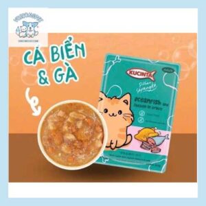 Pate cho mèo Kucinta Gói 80g - 4 Hương Vị Thơm Ngon
