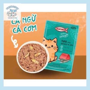 Pate cho mèo Kucinta Gói 80g - 4 Hương Vị Thơm Ngon