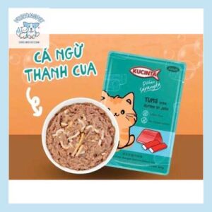Pate cho mèo Kucinta Gói 80g - 4 Hương Vị Thơm Ngon