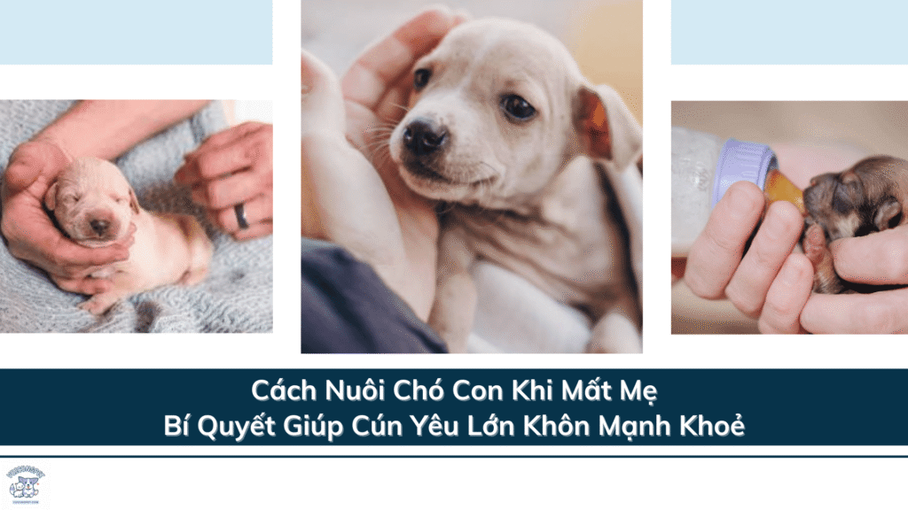 Cách Nuôi Chó Con Khi Mất Mẹ: Bí Quyết Giúp Cún Yêu Lớn Khôn Mạnh Khoẻ