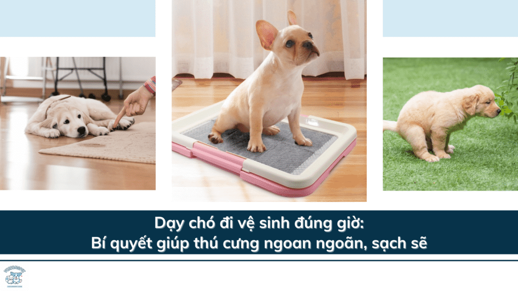 Dạy chó đi vệ sinh đúng giờ: Bí quyết giúp thú cưng ngoan ngoãn, sạch sẽ