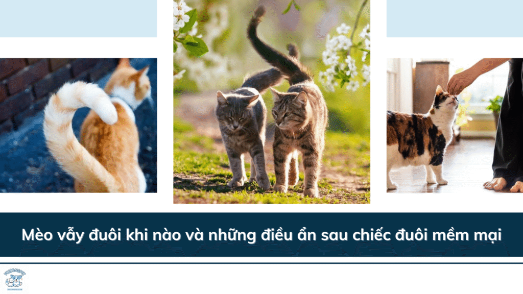 Mèo vẫy đuôi khi nào và những điều ẩn sau chiếc đuôi mềm mại