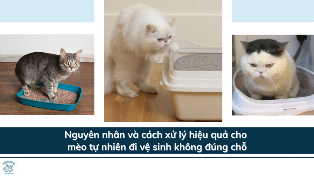 Nguyên nhân và cách xử lý hiệu quả cho mèo tự nhiên đi vệ sinh không đúng chỗ