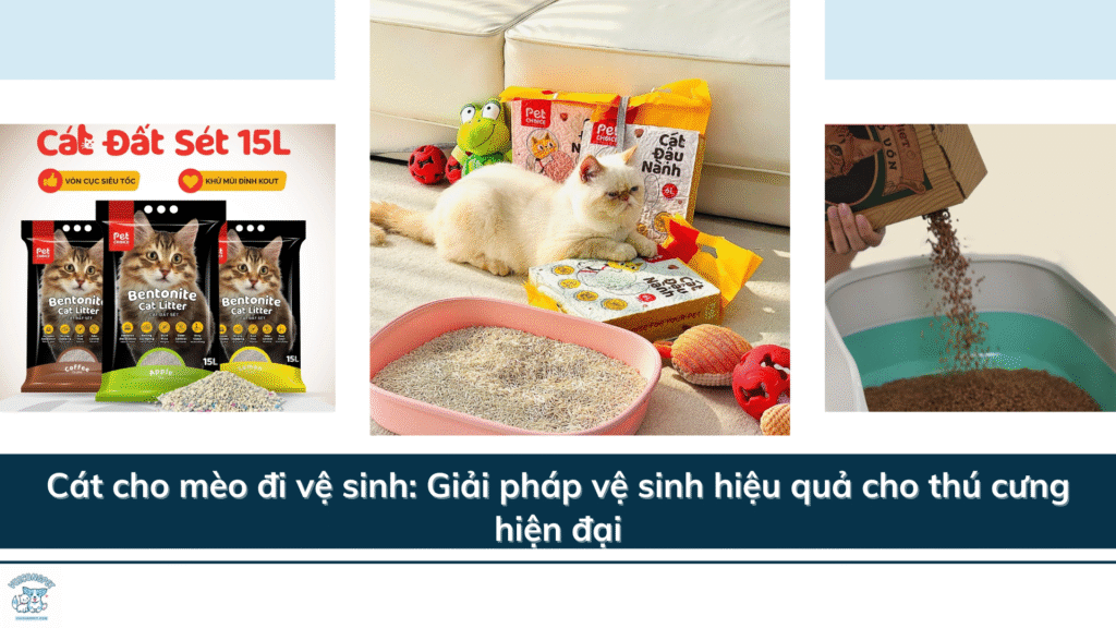 Cát cho mèo đi vệ sinh: Giải pháp vệ sinh hiệu quả cho thú cưng hiện đại