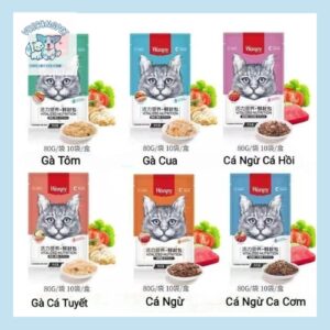 Pate Cho Mèo WANPY Thức Ăn Ướt Đa Dạng Hương Vị