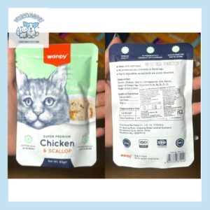 Pate Cho Mèo WANPY Thức Ăn Ướt Đa Dạng Hương Vị