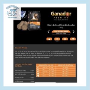 Hạt Cho Chó Ganador Dành Cho Chó Con & Chó Trưởng Thành Đa Dạng Hương Vị 400gram